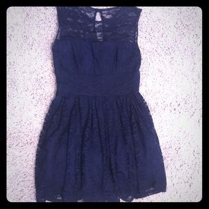 CLOSET CLEAR OUT!! B. Darlin Navy lace dress